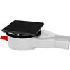 KALDEWEI KA 120 set scarico CONOFLAT completo, 687772530000+687772570701, CONOFLAT KA 120; CONOFLAT nero [Rubinetteria Bagno > Sistemi di Scarico]