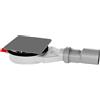 KALDEWEI KA 120 set scarico CONOFLAT completo, per installazione in piano, 687772510000+687772572674, CONOFLAT KA 120; CONOFLAT warm grey 85 [Rubinetteria Bagno > Sistemi di Scarico]