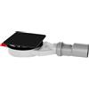 KALDEWEI KA 120 set scarico CONOFLAT completo, per installazione in piano, 687772510000+687772572667, CONOFLAT KA 120; CONOFLAT cool grey 90 [Rubinetteria Bagno > Sistemi di Scarico]