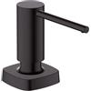 hansgrohe A71 dispenser per detersivo, 40468670, A71 nero opaco/bianco [Dispenser per Detersivo > Dispenser per Detersivo]