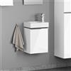 Geberit iCon lavamani, evineo ineo4 mobile per lavabo, La: 38 cm; 1 sportello con apertura a sinistra e maniglia,, 124736000+BE0215WH, iCon [Mobili da Bagno > Mobile con Lavamani]