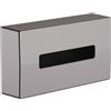hansgrohe AddStoris portasalviette, 41774340, AddStoris nero cromato spazzolato [Accessori Bagno > Scatole Portasalviette]