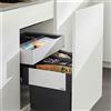 Blanco Select II sistema separazione rifiuti, per mobile da 60 cm, 526209, Orga 60/3 Select II nero/antracite [Portarifiuti > Portarifiuti]