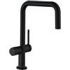 hansgrohe Talis M54 rubinetto da cucina, orientabile, con collegamento dell'apparecchio, 72807670, Talis M54 nero opaco [Rubinetteria da Cucina > Rubinetti da Cucina]