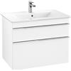 Villeroy & Boch Venticello mobile con lavabo, 2 scomparti estraibili, 41048LR1+A92501MS, Venticello [Mobili da Bagno > Mobili con Lavabo Integrato]