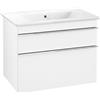 Villeroy & Boch Venticello mobile con lavabo, 2 scomparti estraibili, 41048JRW+A92501MS, Venticello [Mobili da Bagno > Mobili con Lavabo Integrato]
