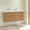 Villeroy & Boch Subway 3.0 mobile con doppio lavabo, 4 scomparti estraibili, 4A70D101+C60200RH, Subway 3.0 [Mobili da Bagno > Mobili con Doppio Lavabo]