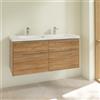 Villeroy & Boch Subway 3.0 mobile con doppio lavabo, 4 scomparti estraibili, 4A70D401+C60200RH, Subway 3.0 [Mobili da Bagno > Mobili con Doppio Lavabo]