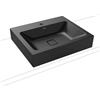 KALDEWEI CONO lavabo da appoggio, 902106013676, 3085 CONO nero opaco [Lavabi > Lavabi da Appoggio]