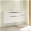 Villeroy & Boch Subway 3.0 mobile con lavabo, 4 scomparti estraibili, 4A70D201+C60200VE, Subway 3.0 [Mobili da Bagno > Mobili con Lavabo Integrato]