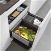 Blanco Select II sistema separazione rifiuti, per mobile da 60 cm, 526210, Orga XL 60/3 Select II nero/antracite [Portarifiuti > Portarifiuti]