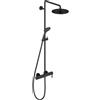 Duravit C.1 colonna doccia, miscelatore monocomando, C14280007046, C.1 nero opaco [Rubinetteria Bagno > Colonne Doccia]