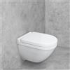 Duravit Starck 3 WC sospeso Compact, versione corta, 2227090000+TK7000, Compact Starck 3 bianco [WC > WC Sospesi]