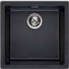 Reginox Amsterdam lavello da cucina, R34637, 40 Amsterdam nero [Lavelli da Cucina > per Base Sottolavello a partire da 50 cm]