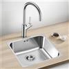 Blanco Supra lavello da cucina, 526350, 400-IF Supra acciaio inox satinato lucido [Lavelli da Cucina > per Base Sottolavello a partire da 45 cm]