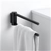 Keuco Plan Black Selection asta portasciugamani, 14919370000, Plan Black Selection nero opaco [Accessori Bagno > Portasciugamani]
