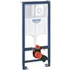 Grohe Solido elemento incasso A: 113 cm, con placca di azionamento, per WC sospeso, 38832000, Solido cromo [Elementi ad Incasso > Elementi Incasso per WC]