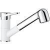 Blanco Wega II rubinetto da cucina, estraibile, orientabile, 526421, Wega II bianco opaco [Rubinetteria da Cucina > Rubinetti da Cucina]