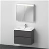 Duravit D-Neo mobile con lavabo, con armadietto a specchio, DE011604949, D-Neo; Universal [Mobili da Bagno > Set Mobili da Bagno]
