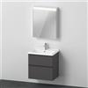 Duravit D-Neo mobile con lavabo, con armadietto a specchio, DE0115L4949, D-Neo; Universal [Mobili da Bagno > Set Mobili da Bagno]