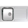 Reginox Centurio lavello da cucina, R23105, 10 Centurio acciaio inox levigato [Lavelli da Cucina > per Base Sottolavello a partire da 60 cm]