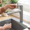 hansgrohe Zesis M33 rubinetto da cucina, con sBox lite, orientabile, estraibile, 74804800, sBox lite Zesis M33 acciaio inox spazzolato [Rubinetteria da Cucina > Rubinetti da Cucina]