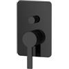 Avenarius Line 230 miscelatore monocomando, per vasca e doccia, 2306150040, Line 230 nero opaco [Rubinetteria Bagno > Rubinetteria Doccia]