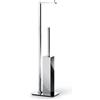 Decor Walther CORNER set portascopino WC, 0860500, CO SBK CORNER [Accessori Bagno > Set Portascopino]