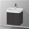 Duravit Happy D.2 mobile sottolavabo, 2 ante, HP4384080800000, Happy D.2 [Mobili da Bagno > Mobili Lavabo]