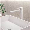 Mariner Arya rubinetto lavabo con corpo del rubinetto rialzato, ARY0052-BO, Arya bianco opaco [Rubinetteria Bagno > Rubinetteria Lavabo]