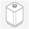 Avenarius Serie 240 ricambio flacone per dispenser per sapone, 1009059905, 240 satinato [Accessori Bagno > Accessori per Accessori Bagno]