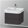Duravit Happy D.2 mobile sottolavabo, 2 scomparti estraibili, HP4386080800000, Happy D.2 [Mobili da Bagno > Mobili Lavabo]