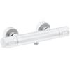 Herzbach LIVING rubinetto doccia esterno con termostatico, 23.131100.1.07, LIVING bianco opaco [Rubinetteria Bagno > Rubinetteria Doccia]