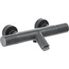 Herzbach LIVING rubinetto vasca esterno con termostatico, 23.132170.1.06, LIVING; DEEP; DEEP GREY; DEEP WHITE; DEEP BLACK; Design New; Nano; Ventura; SIRO; SIRO GREY; SIRO WHITE; SIRO BLACK; SIRO PVD GOLD grigio opaco [Rubinetteria Bagno > Rubinetteria …