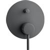 Herzbach DEEP GREY rubinetto vasca da incasso, miscelatore monocomando, 23.220035.1.06, DEEP GREY grigio opaco [Rubinetteria Bagno > Rubinetteria Vasca]