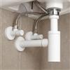 Herzbach DEEP WHITE sifone, 23.485800.1.07, DEEP WHITE bianco opaco [Rubinetteria Bagno > Sistemi di Scarico]