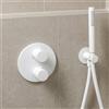 Herzbach DEEP rubinetto doccia da incasso con termostatico, 23.503055.1.07, DEEP; DEEP BLACK; DEEP GREY; DEEP WHITE; SIRO; SIRO BLACK; SIRO GREY; SIRO WHITE; SIRO PVD GOLD; Design New; Memo; Nano; Ventura bianco opaco [Rubinetteria Bagno > Rubinetteria …