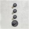 Herzbach Logic iX XL rubinetto doccia da incasso con termostatico, 23.523015.1.06, Logic iX XL; Logic iX PVD XL; Logic XL; SIRO; SIRO PVD GOLD; SIRO GREY; SIRO WHITE; SIRO BLACK grigio opaco [Rubinetteria Bagno > Rubinetteria Doccia]