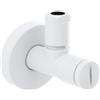 Herzbach LIVING valvola ad angolo, 1/2" x 3/8", 23.954780.1.07, LIVING; DEEP BLACK; DEEP GREY; DEEP WHITE; SIRO BLACK; SIRO WHITE; SIRO GREY; SIRO PVD GOLD bianco opaco [Rubinetteria Bagno > Rubinetti Filtro]