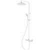 Herzbach DEEP WHITE colonna doccia con termostatico, 23.988525.1.07, DEEP WHITE bianco opaco [Rubinetteria Bagno > Colonne Doccia]