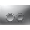 Geberit Delta25 placca di azionamento Round, 115125465, Round Delta25 [Placche di Scarico > Placche di Scarico per WC]