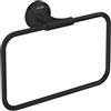 AXOR Universal Circular anello portasciugamani, 42823670, Universal Circular nero opaco [Accessori Bagno > Portasciugamani]