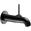 Keuco IXMO rubinetto lavabo a parete, 59516370201, IXMO nero opaco [Rubinetteria Bagno > Rubinetteria Lavabo]