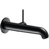 Keuco IXMO rubinetto lavabo a parete, 59516371201, IXMO nero opaco [Rubinetteria Bagno > Rubinetteria Lavabo]