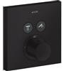 AXOR ShowerSelect Square termostatico, per vasca e doccia, 36715670, ShowerSelect Square nero opaco [Rubinetteria Bagno > Rubinetteria Vasca e Doccia]