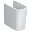Duravit No.1 semicolonna, 0858450000, No.1 bianco [Lavabi > Accessori Lavabo]