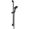 Duravit Universal set doccia con asta saliscendi, 3 tipi di getto, UV0680003046, Universal nero opaco [Rubinetteria Bagno > Set Doccia]