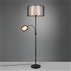 TRIO Leuchten Burton lampada da terra, 2 luci, 411400232, Burton [Lampade per Interni > Lampade da Terra]