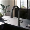 hansgrohe Aqittura M91 rubinetto da cucina, con SodaSystem e sBox, orientabile, estraibile, 76806670, sBox Aqittura M91 nero opaco [Rubinetteria da Cucina > Rubinetti da Cucina con Trattamento dell'Acqua]