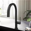 hansgrohe Aqittura M91 rubinetto da cucina con sistema di filtraggio, estraibile, orientabile, 76826670, Aqittura M91 nero opaco [Rubinetti da cucina con sistema di acqua potabile > Rubinetti per acqua potabile con filtro / mineralizzazione]